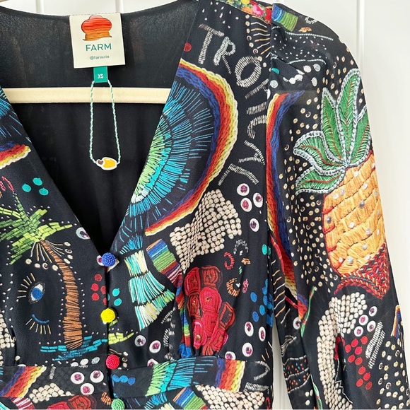 Farm Rio Borogodo Midi Dress - Picture 6 of 11